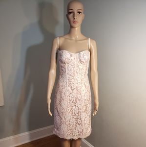 Dolce & Gabbana D&G Pink Lace Dress
